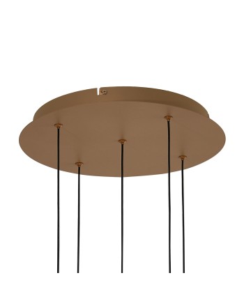 ANDROMEDA * LÁMPARA 5L- BASE REDONDO ORO - 8941(X2)+8938+8939+8940